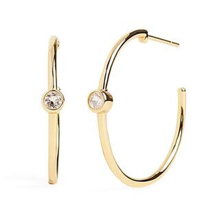 NWT MARRIN COSTELLO 14k Gold-plated Mystique Hoops